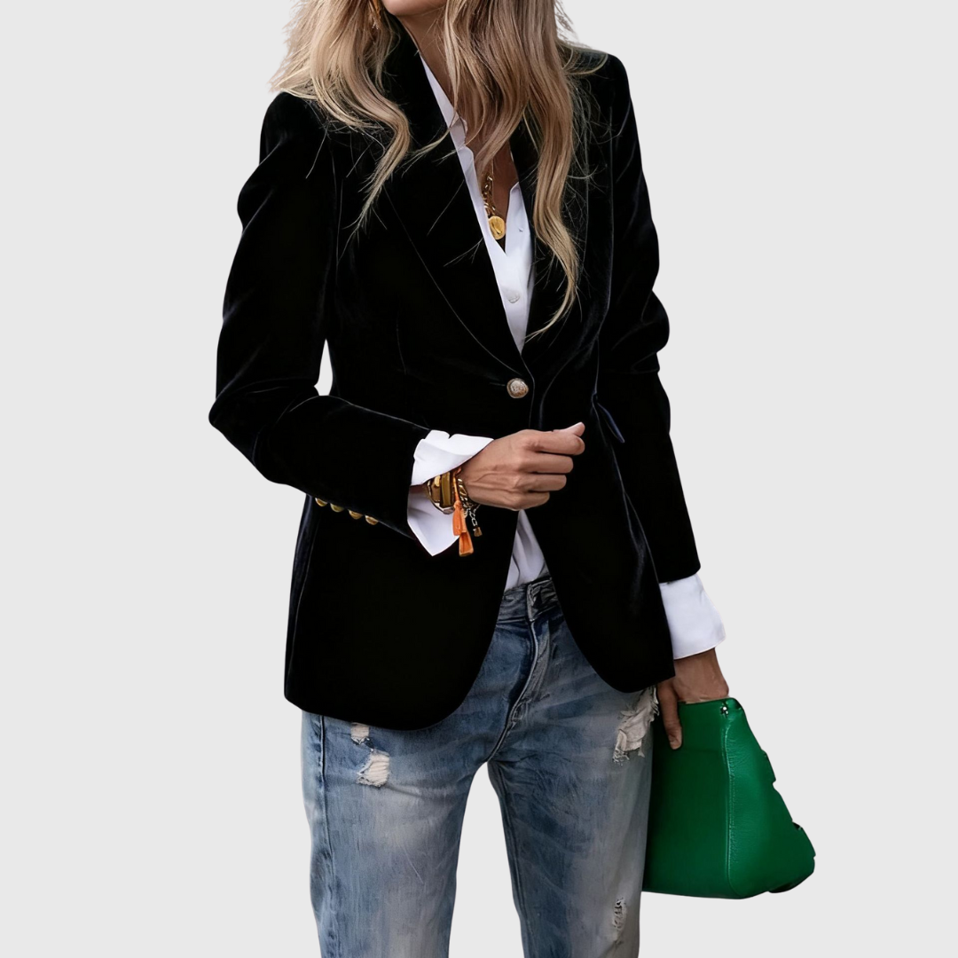 Abbie | Elegant One-Button Blazer