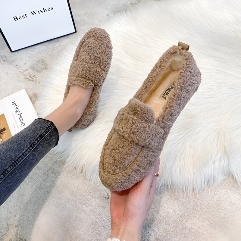 Nina™ | Warm Comfortable Sheep Wool Slippers