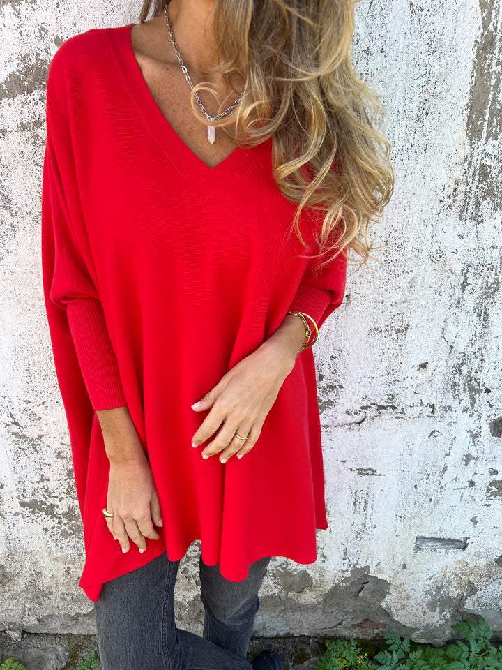 The Elayne – Cashmere V-Neck Sweater