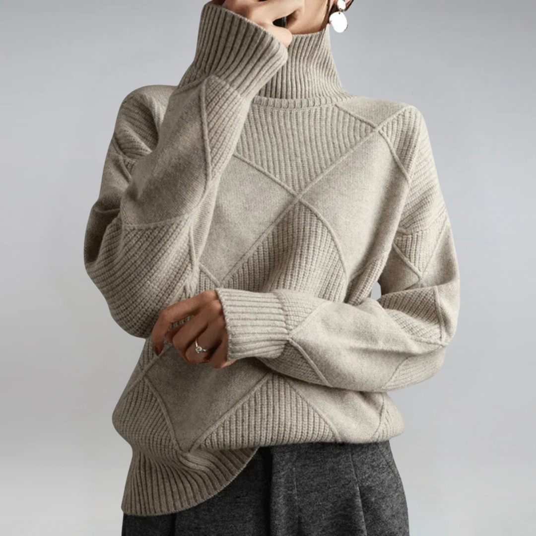 The Ariste – Luxe Cashmere Turtleneck Sweater