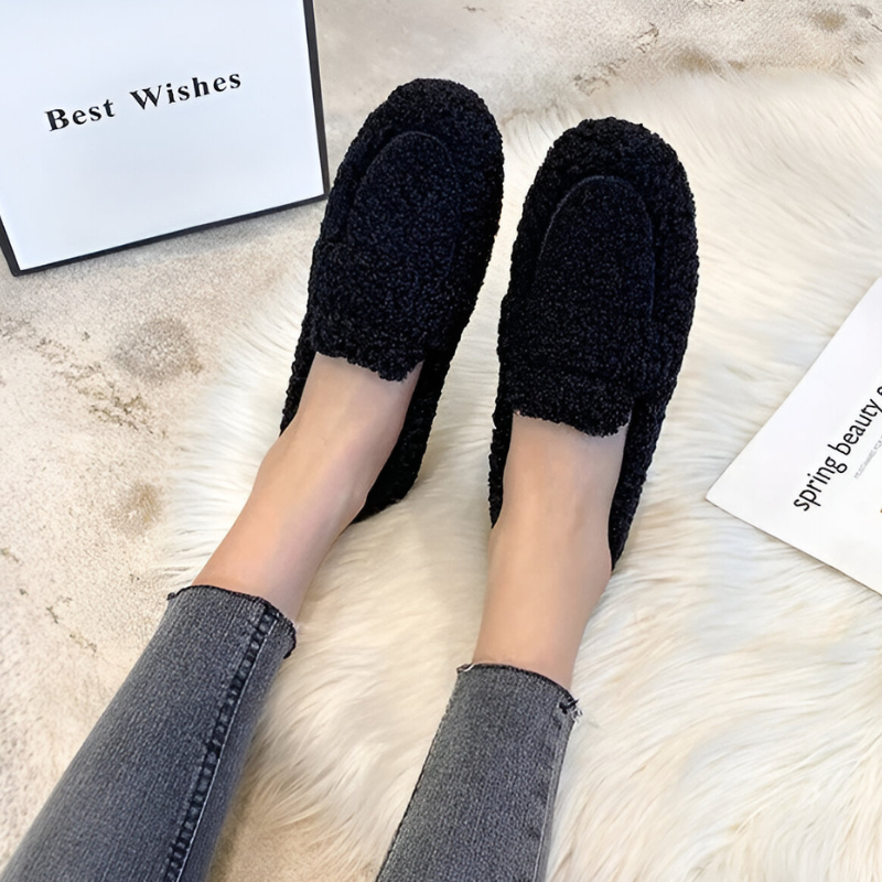 Nina™ | Warm Comfortable Sheep Wool Slippers