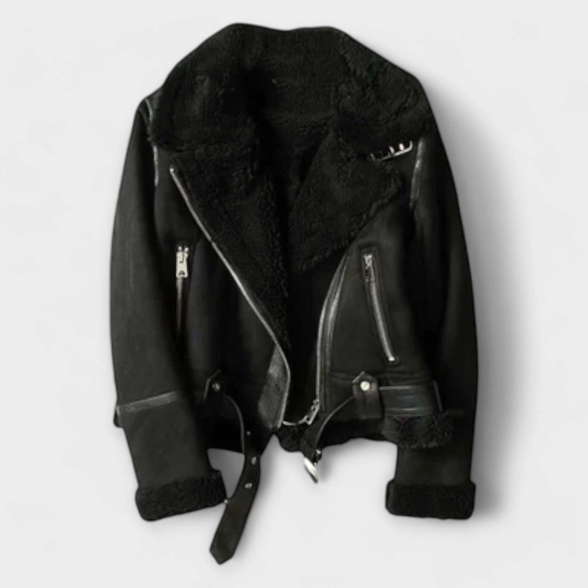 Aurora | Aviator Shearling Jacket