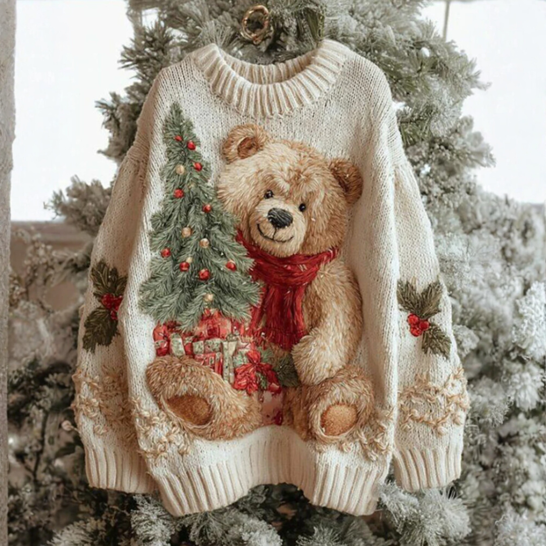 Elena – Christmas Sweater with Festive Details