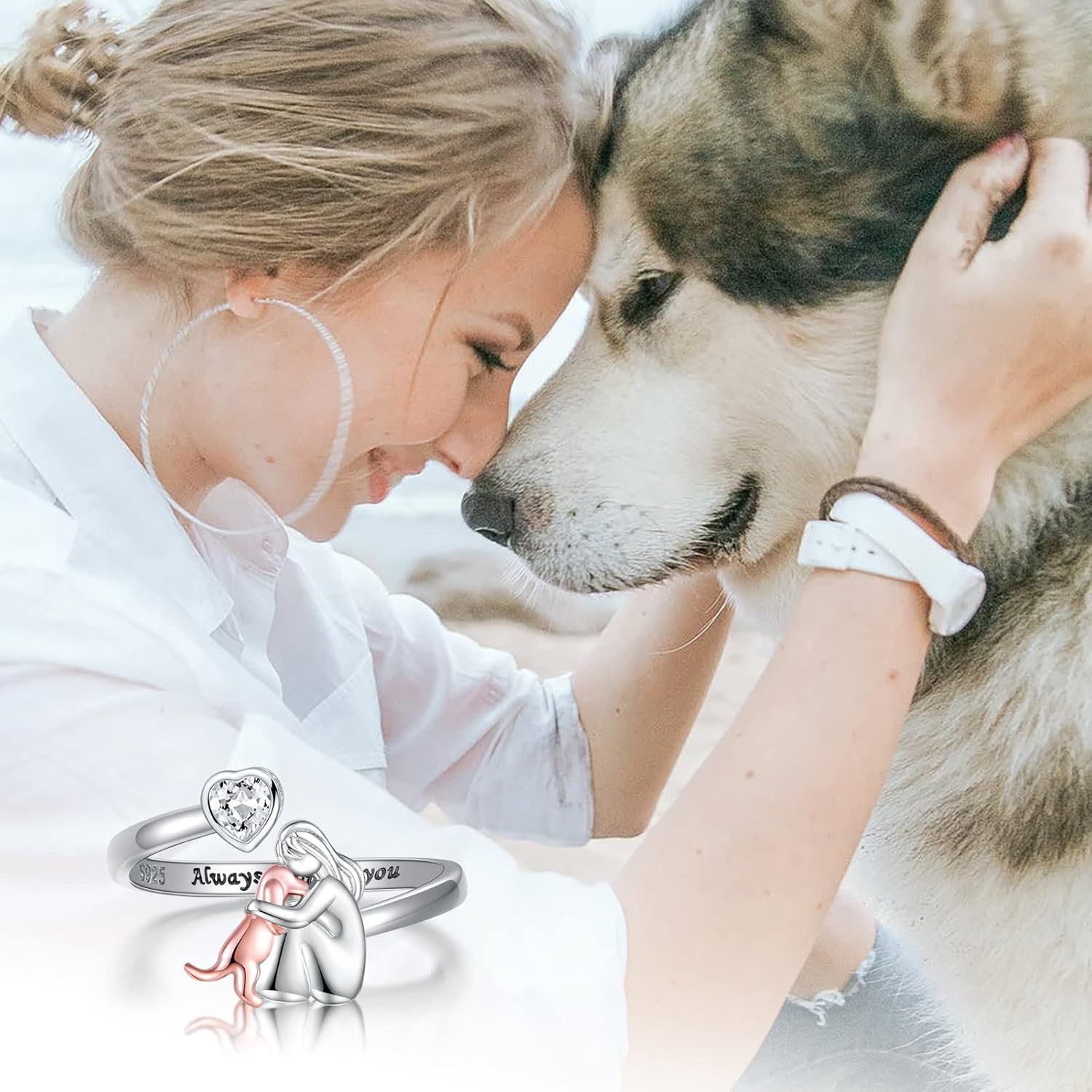 Lila & Rose | Rose Dog Embrace Ring