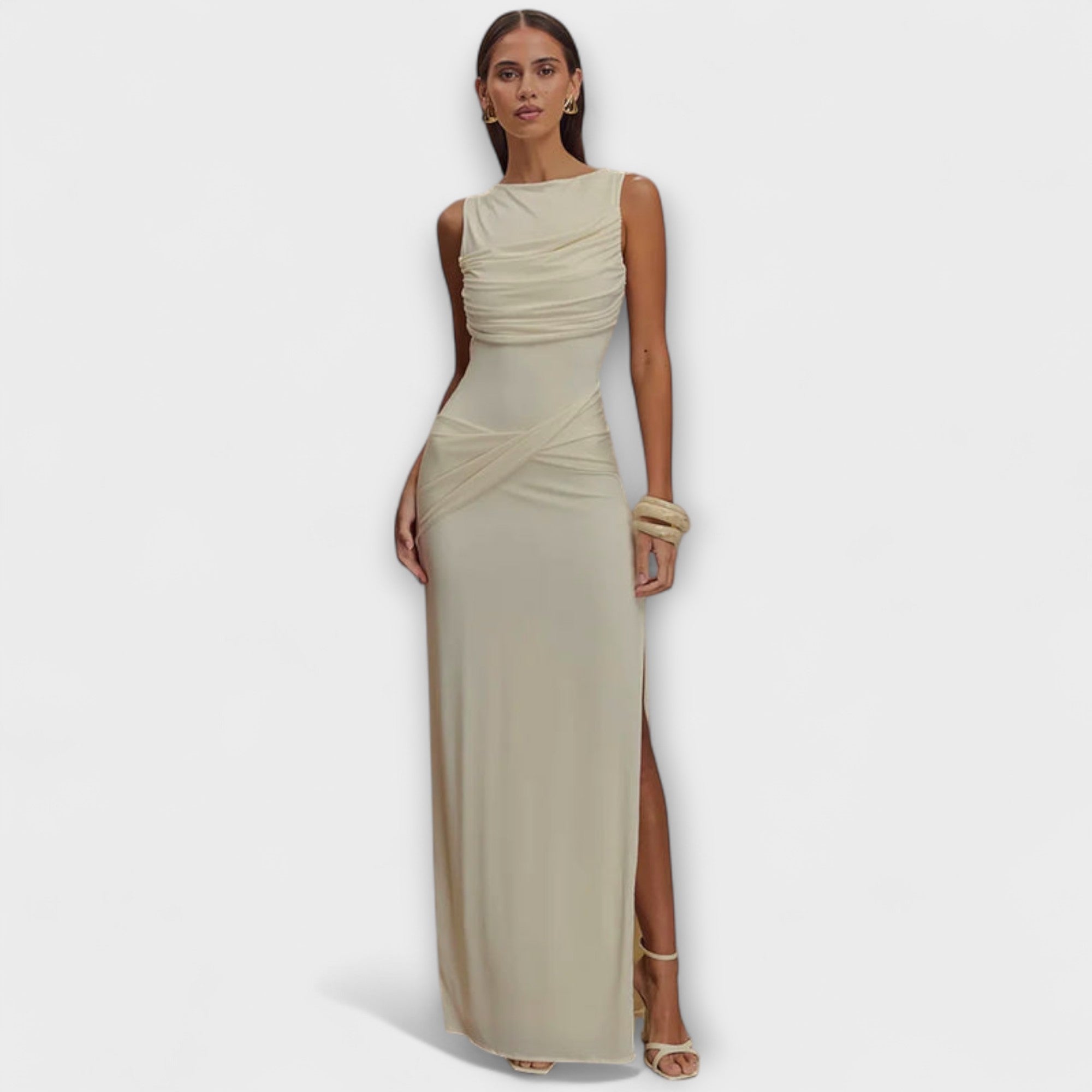 Rieke - Stylish Maxi Dress with High Slit