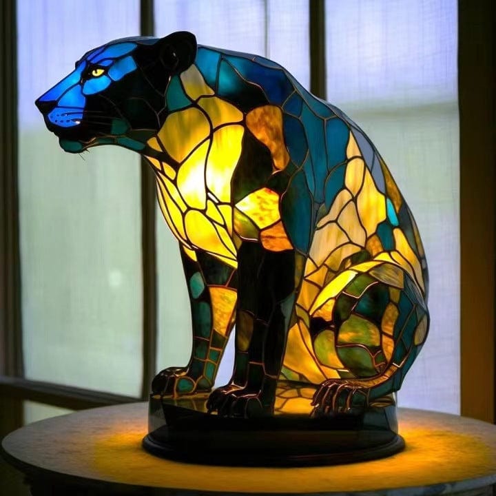 Midnight Panther Glow Lamp
