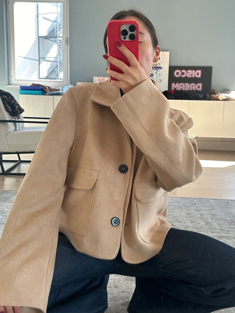 Marissa | Faux Suede Jacket