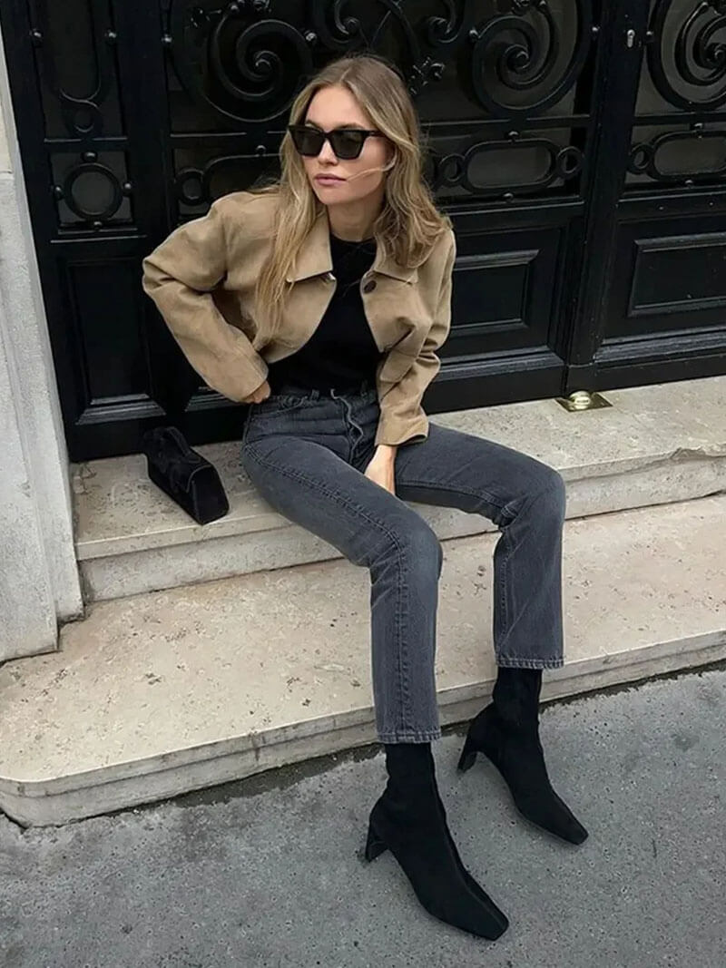 Marissa | Faux Suede Jacket