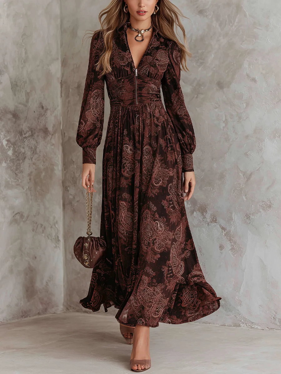 where to buy casual long sleeve maxi dress in dublin Elegant Maxi Dress at the Waist – Maeve & Finn Dublin