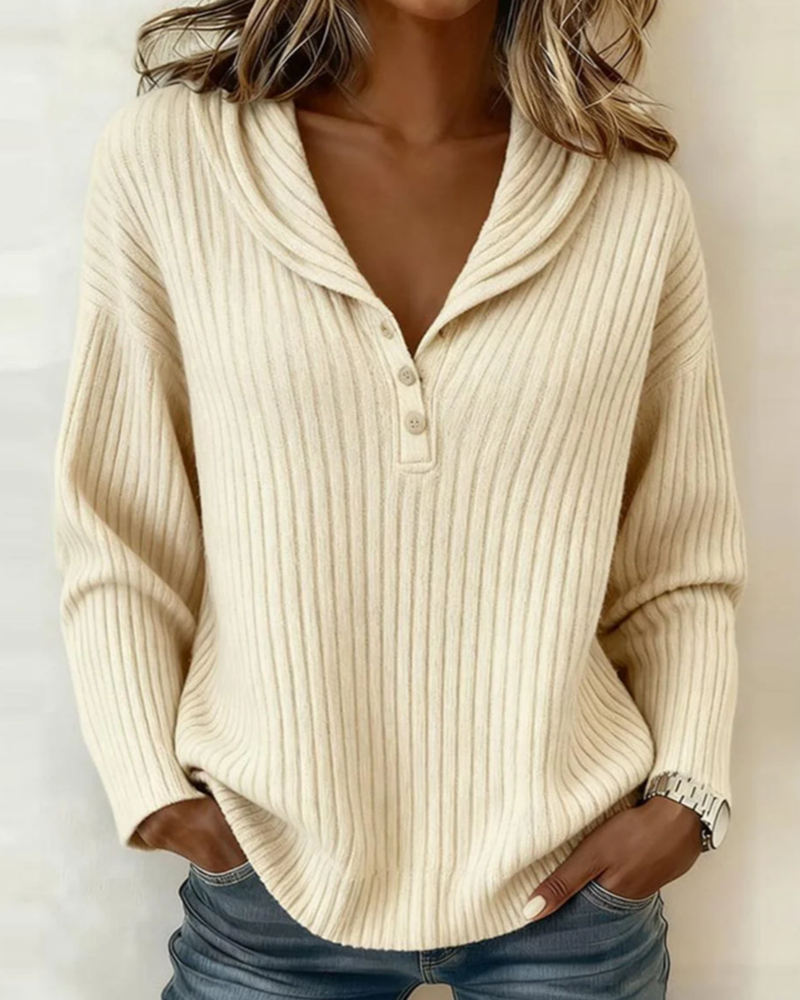 The Amelore – Buttoned Sweater