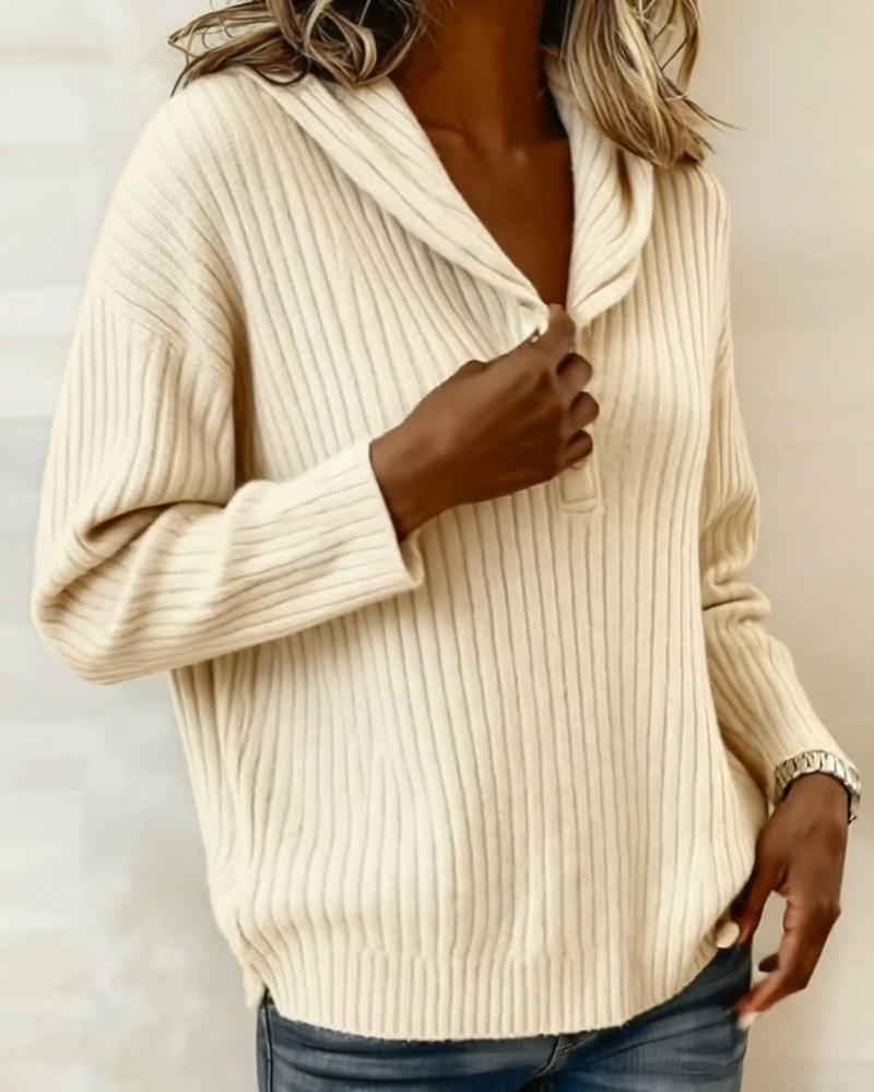 The Amelore – Buttoned Sweater